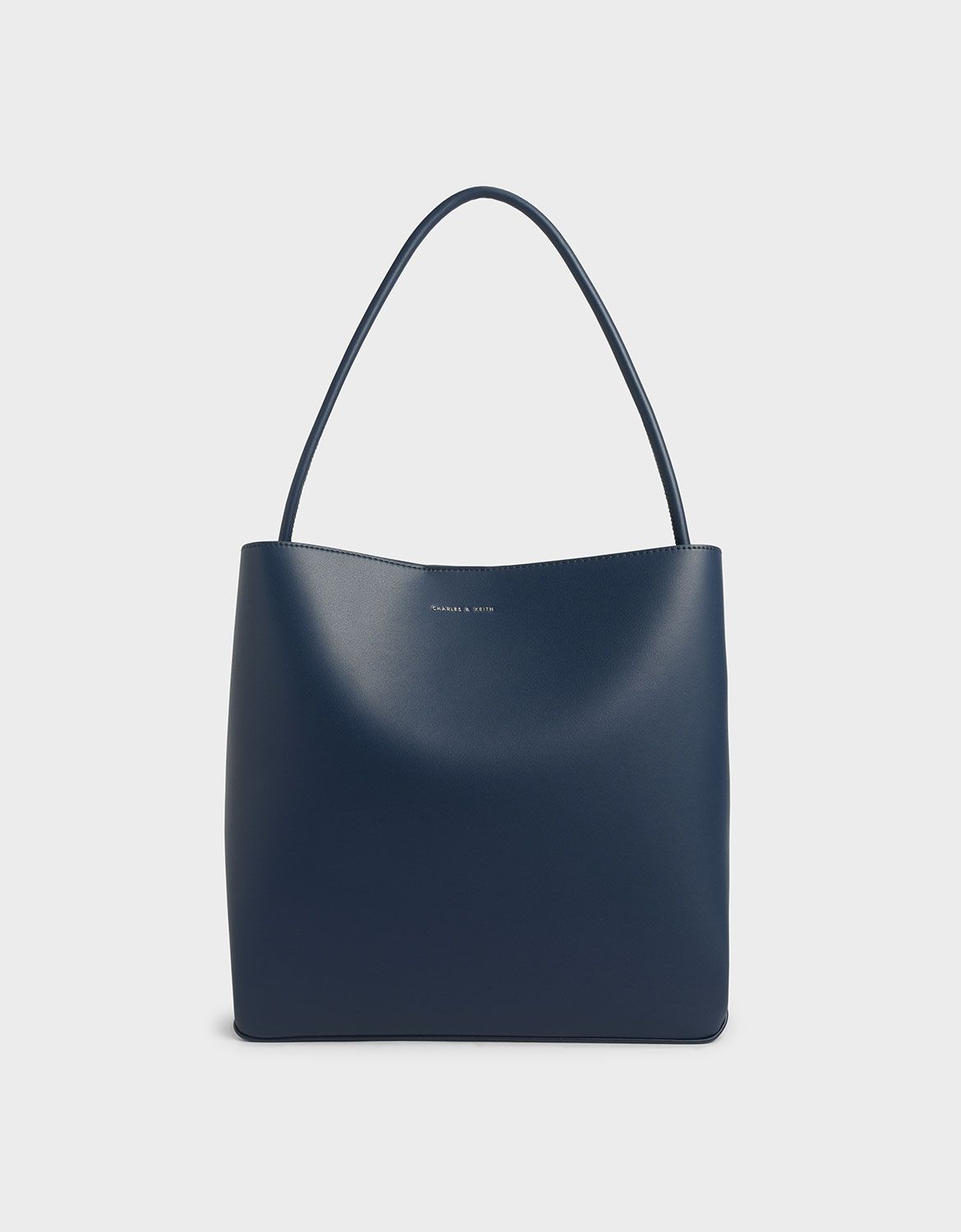 Blue Double Handle Tote Bag | CHARLES & KEITH | Charles & Keith US