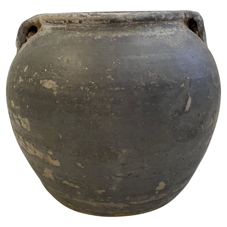 Vintage Matte Oil Pottery Decorative Pot For Sale at 1stDibs | 1stDibs