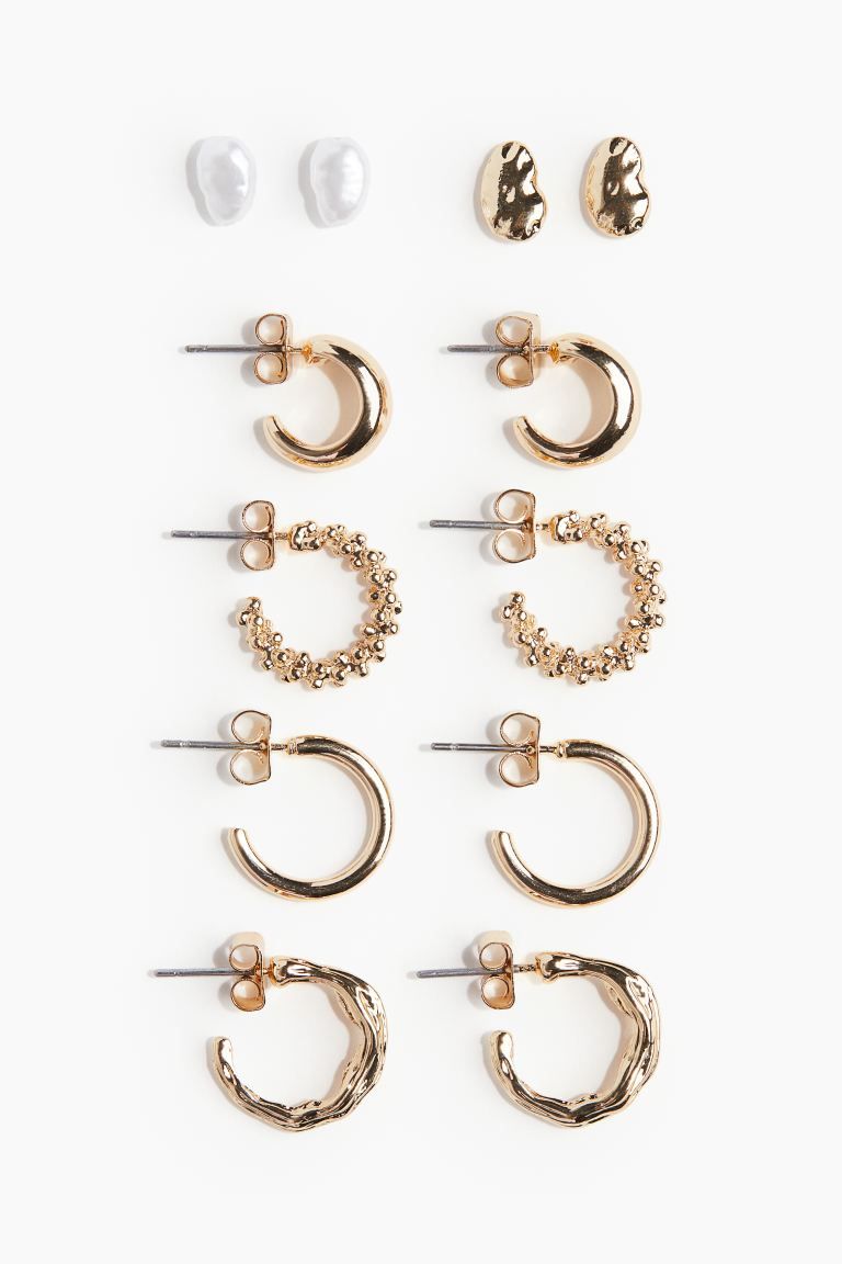 6 Pairs Earrings | H&M (US + CA)