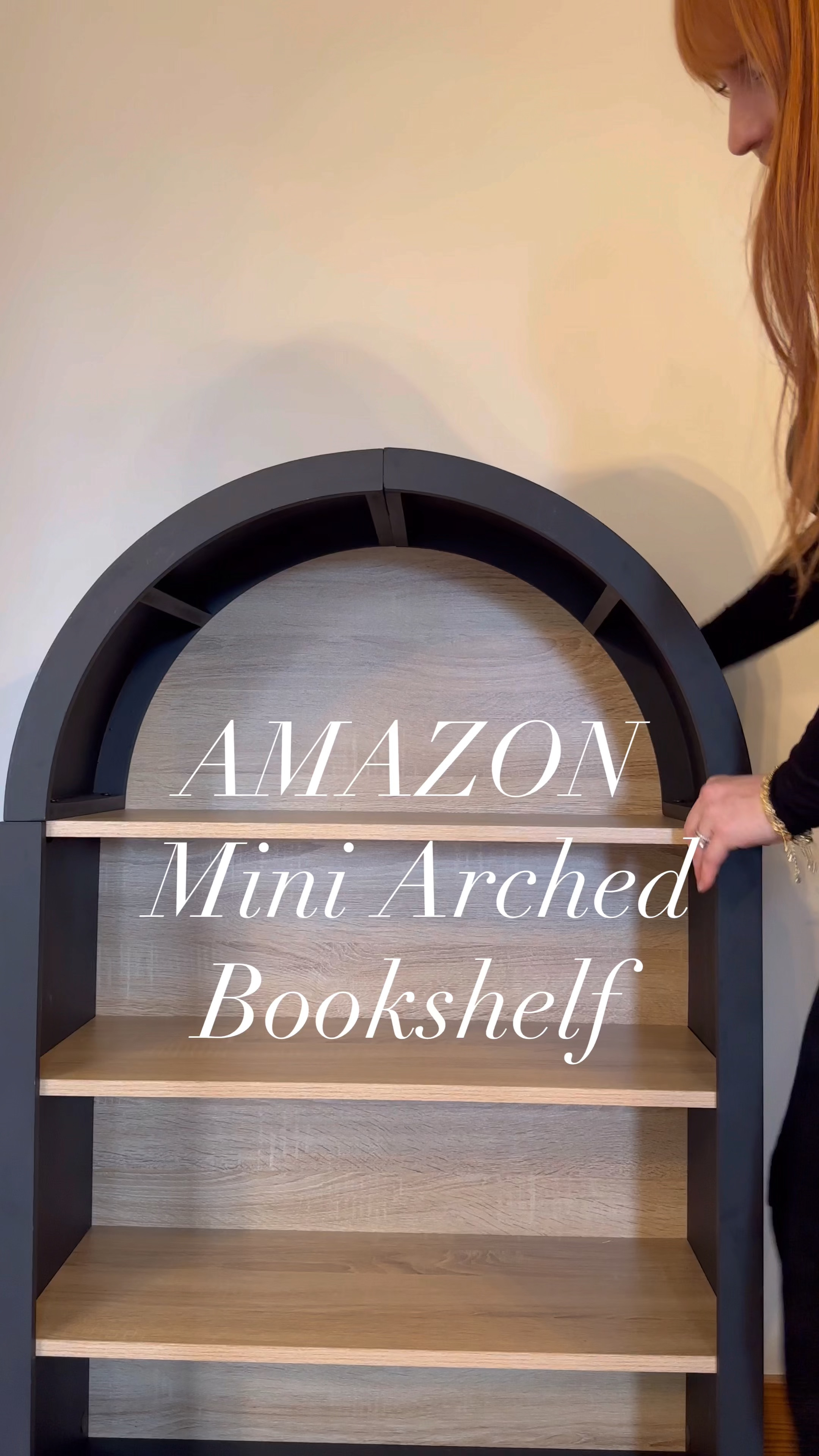 Mini arched bookcase from Amazon!! The cutest bookcase and easy to assemble! 

#LTKU #LTKHome