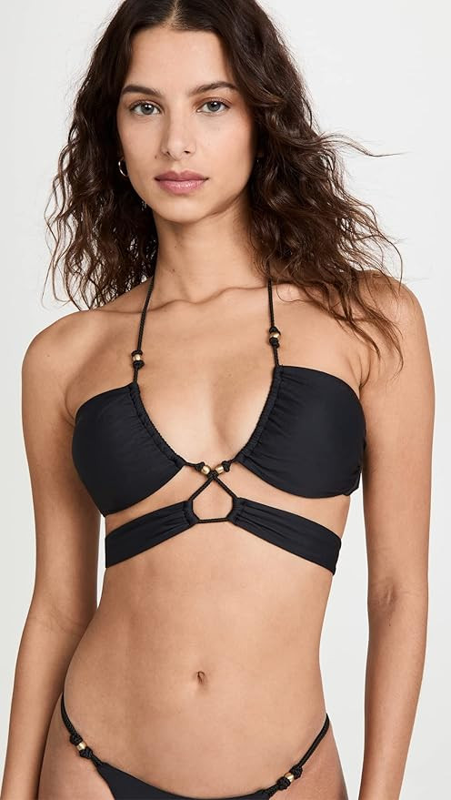 ViX Swimwear Women's Solid Bikini Top | Amazon (US)