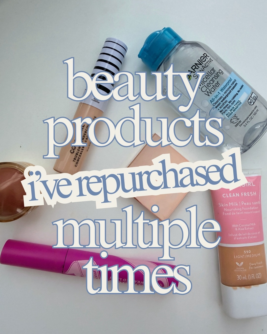 I try a whole lot of makeup and skincare products, and every so often there comes some products that I just repurchase over and over again.