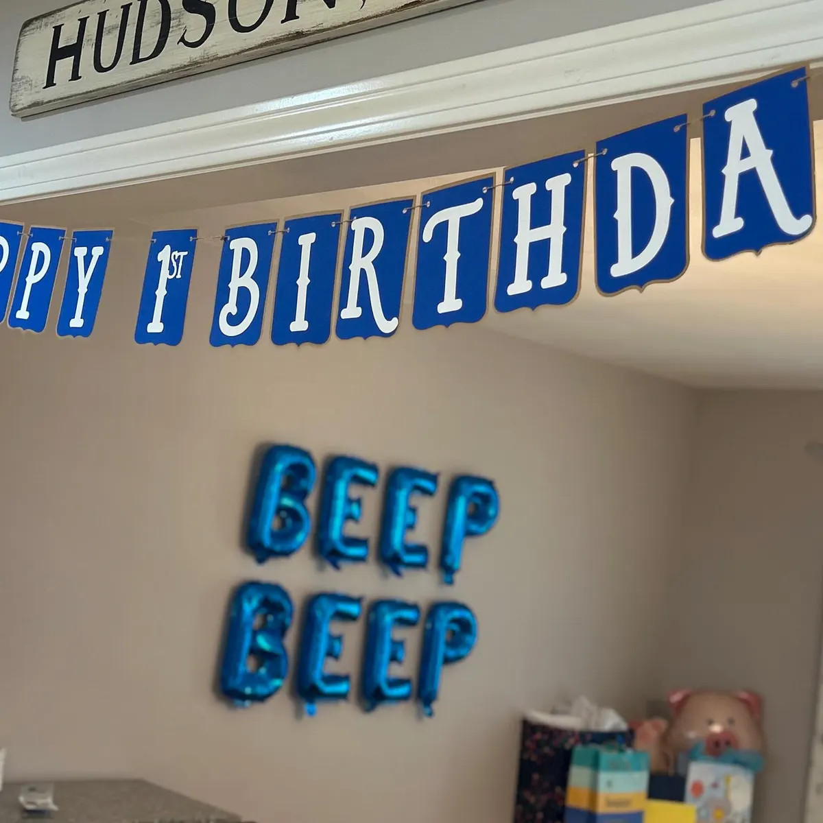 Blue Truck Birthday Banner - Farm Truck Birthday - Farm Animal Banner - Rustic Truck & Animals Bi... | Etsy (US)
