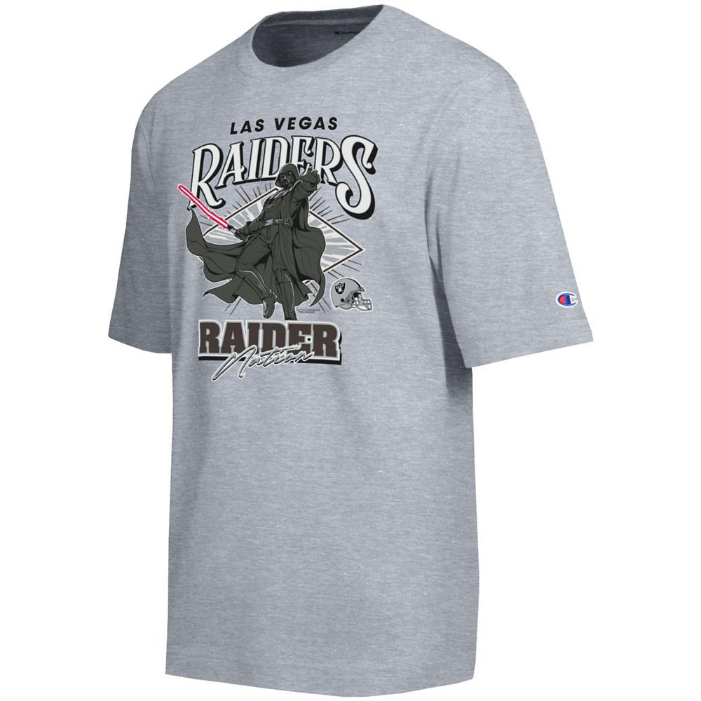 Darth Vader – Las Vegas Raiders T-Shirt for Adults – Gray – Disney | Champion NFL | Disney Store
