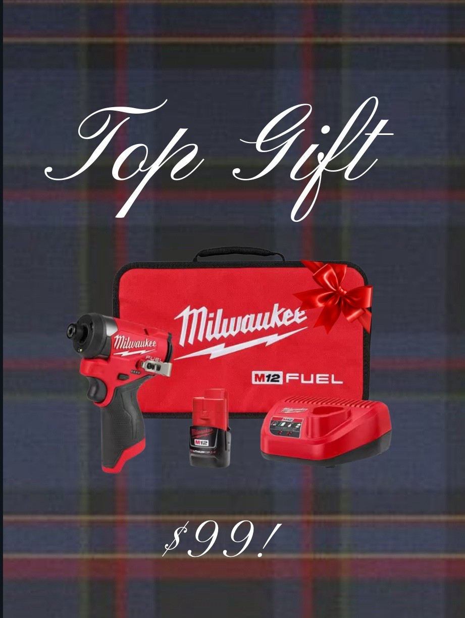 Gift idea for husband, dad, father in law, etc. on sale $99 (was $159) 

#giftideaforhim #homedepot #homedepotdeals #topgift #milwaukee #milwaukeem12fuel #giftideafordad #giftideasforfatherinlaw #milwaukeetools #toolset #blackfridaydeals #blackfriday #christmasgiftideas #tools #giftguideforhim 

#LTKFindsUnder100 #LTKSaleAlert #LTKGiftGuide