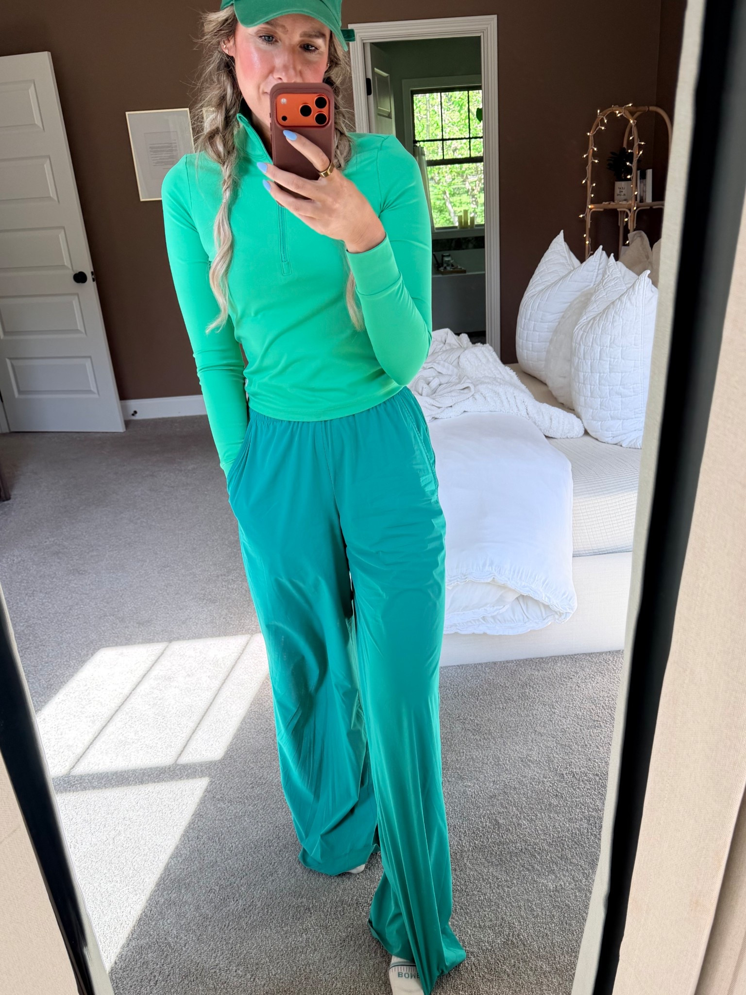 this half zip is on sale right now and paired with my go-to flowy pants - perfect for a full day of coaching and training clients! 

#LTKdayinmylife #LTKootd #LTKSaleAlert