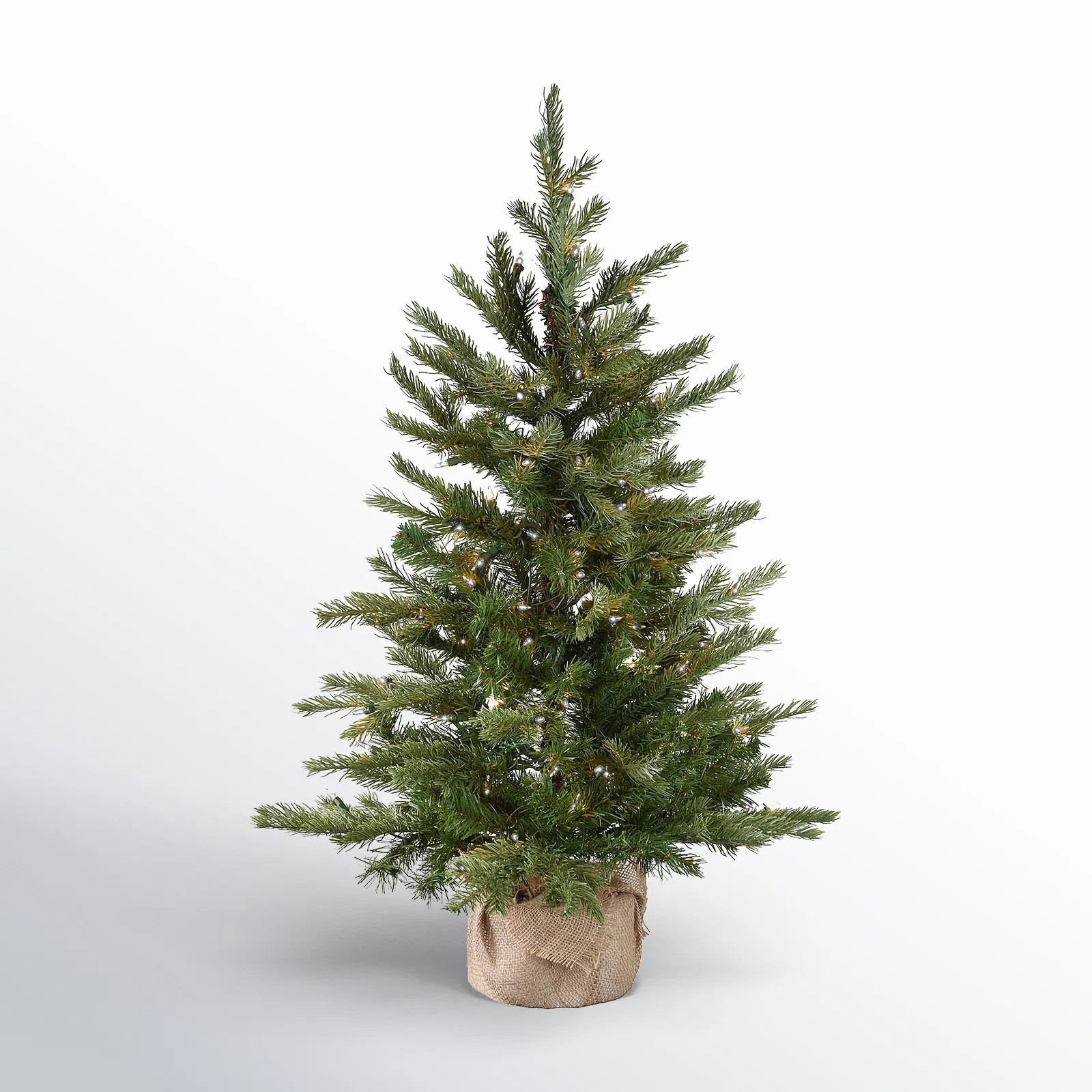 The Holiday Aisle® Nordic Spruce Tree with Clear Lights | AllModern