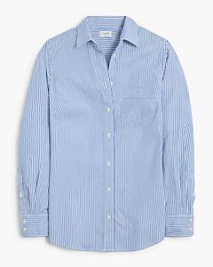 Button-up cotton poplin shirt in signature fit | J.Crew Factory