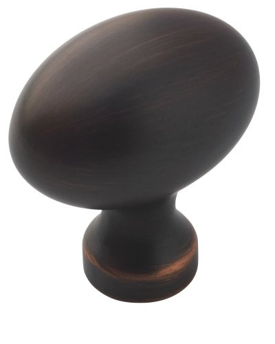 Amerock BP53014ORB Allison Value Hardware Oval Knob, Oil Rubbed Bronze, 1-3/8-Inch | Amazon (US)