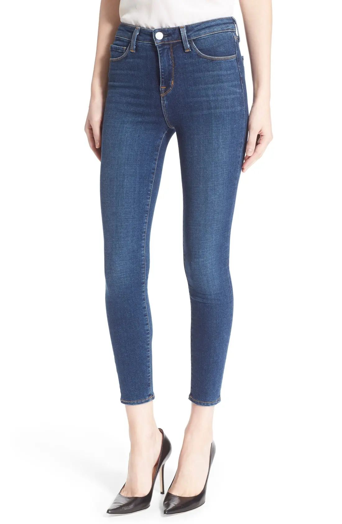 Margot High Waist Crop Jeans | Nordstrom