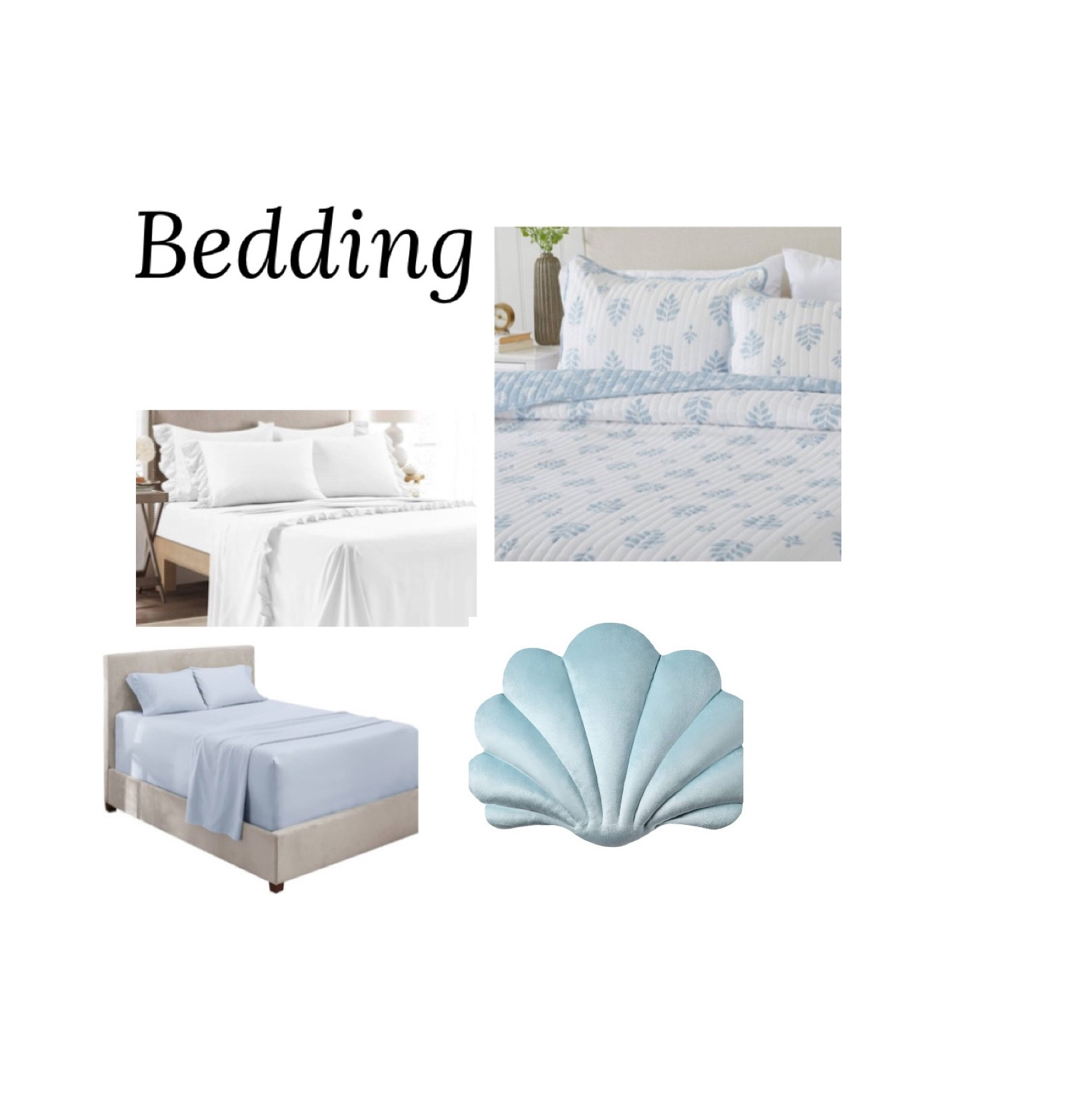 Costal, bedding, bedroom, seashell pillows. Throw pillows, pillow cover, quilt, sheets 

#LTKhome