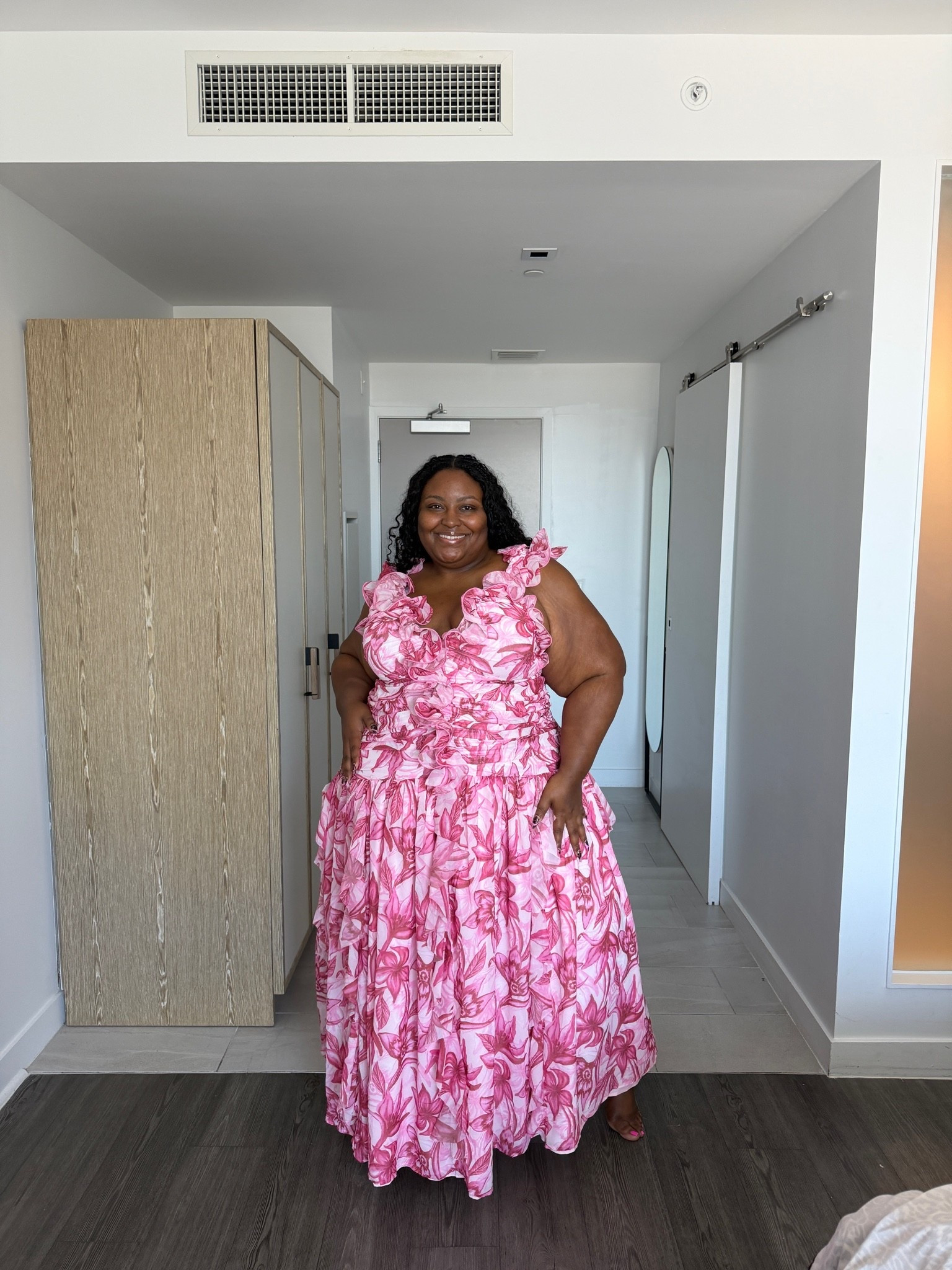 Fun Floral Print Pink dress from @Eloquii ! 💕

#LTKPlusSize #LTKMidsize #LTKTravel