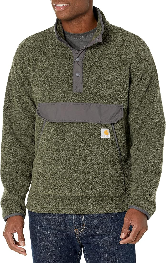 Carhartt Men's Relaxed Fit Fleece Pullover | Amazon (US)