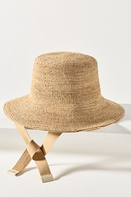 Wyeth Raffia Crochet Ties Bucket Hat | Anthropologie (US)