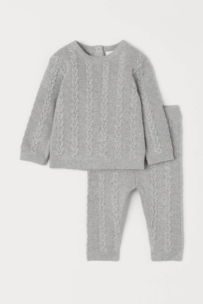Cable-knit Sweater and Pants | H&M (US + CA)