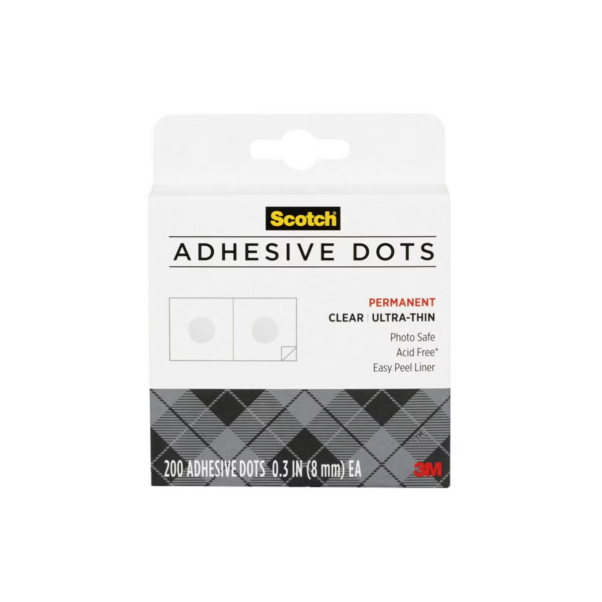 Scotch Create 200ct Adhesive Dots Clear Ultra Thin | Target