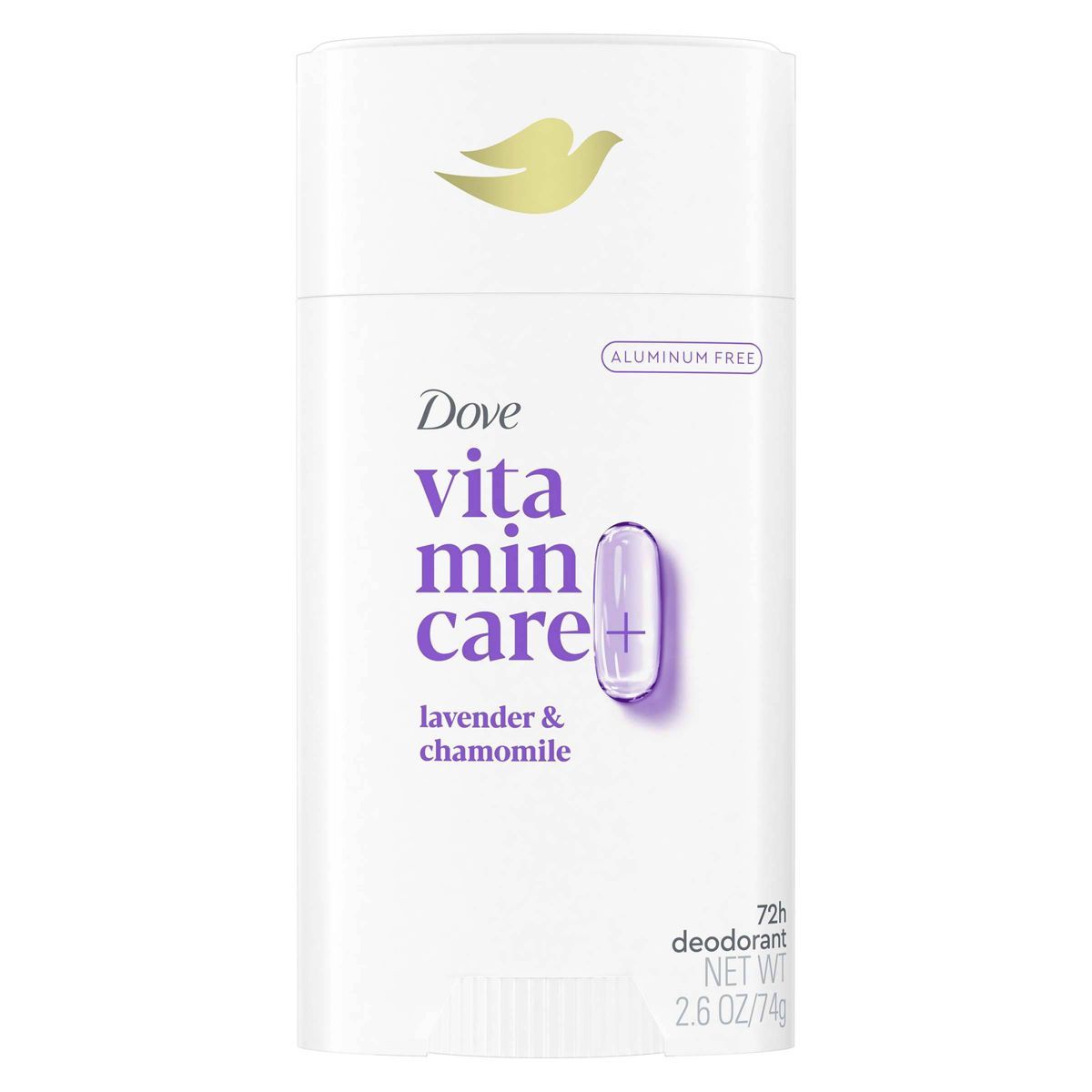Dove Beauty VitaminCare+ Aluminum Free Lavender & Chamomile Deodorant Stick for Women - 2.6oz | Target