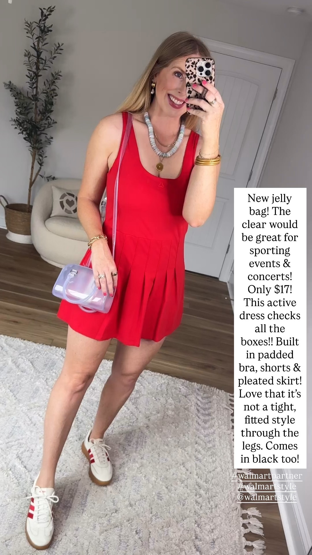 Weekend Walmart Wins try-on
Red activewear pleated tennis dress- medium 

#walmartpartner #walmartstyle @walmartstyle

#LTKmomlife #LTKootd #LTKActive