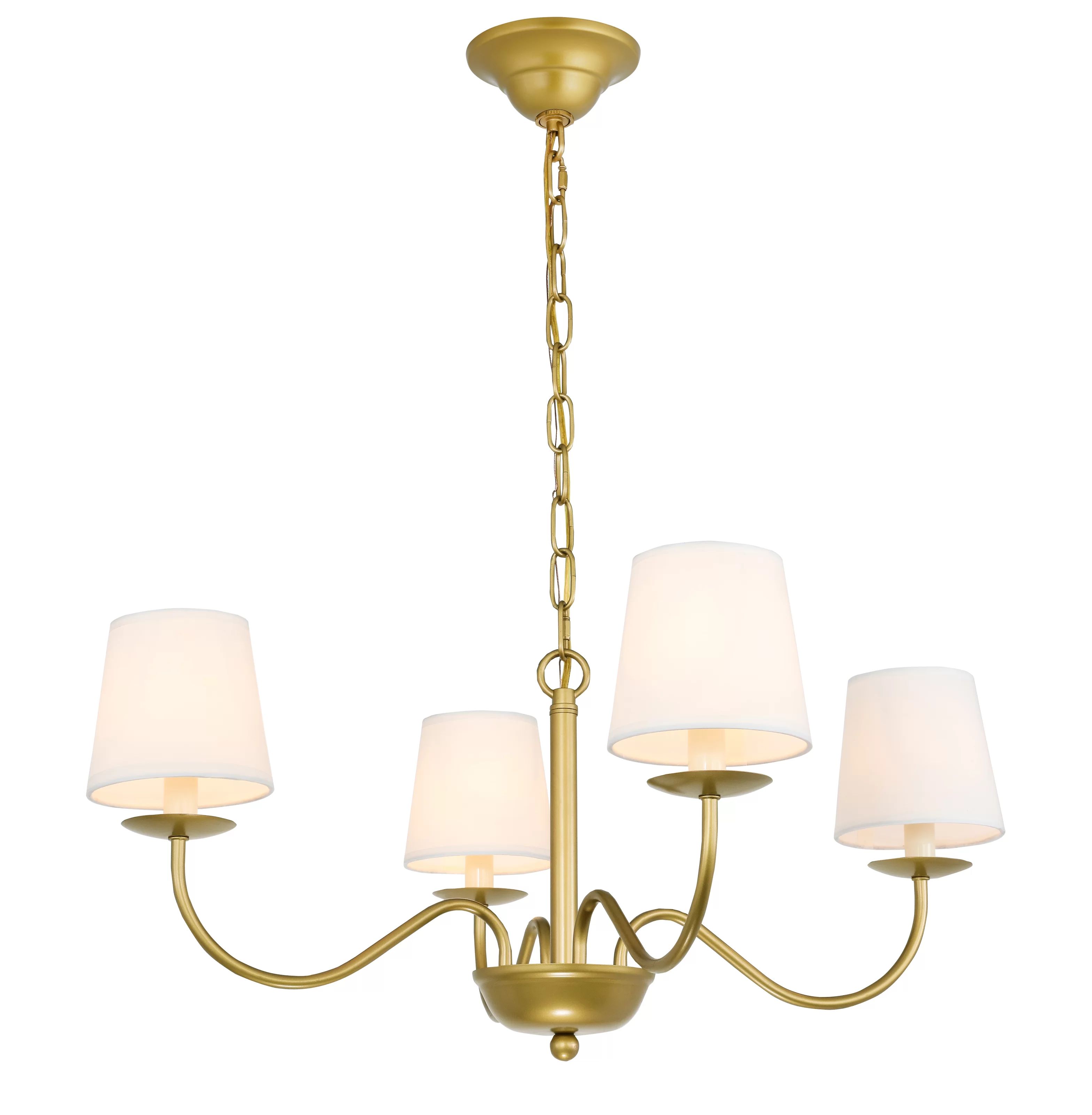 Behrendt 4 - Light Shaded Classic / Traditional Chandelier | Wayfair North America