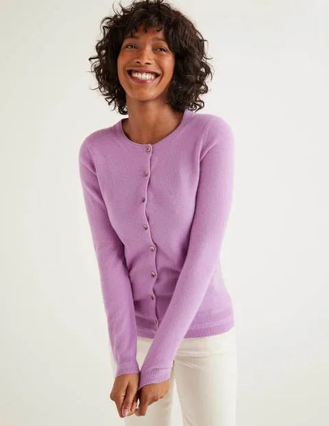 Cashmere Crew Cardigan Lupin Women Boden | Boden (US)
