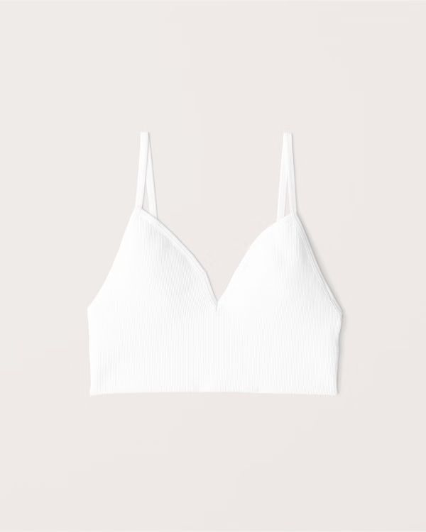 Seamless Triangle Bralette | Abercrombie & Fitch (US)