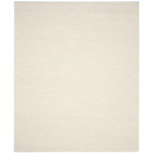 Elle Handmade Flatweave Ivory Rug | Wayfair North America