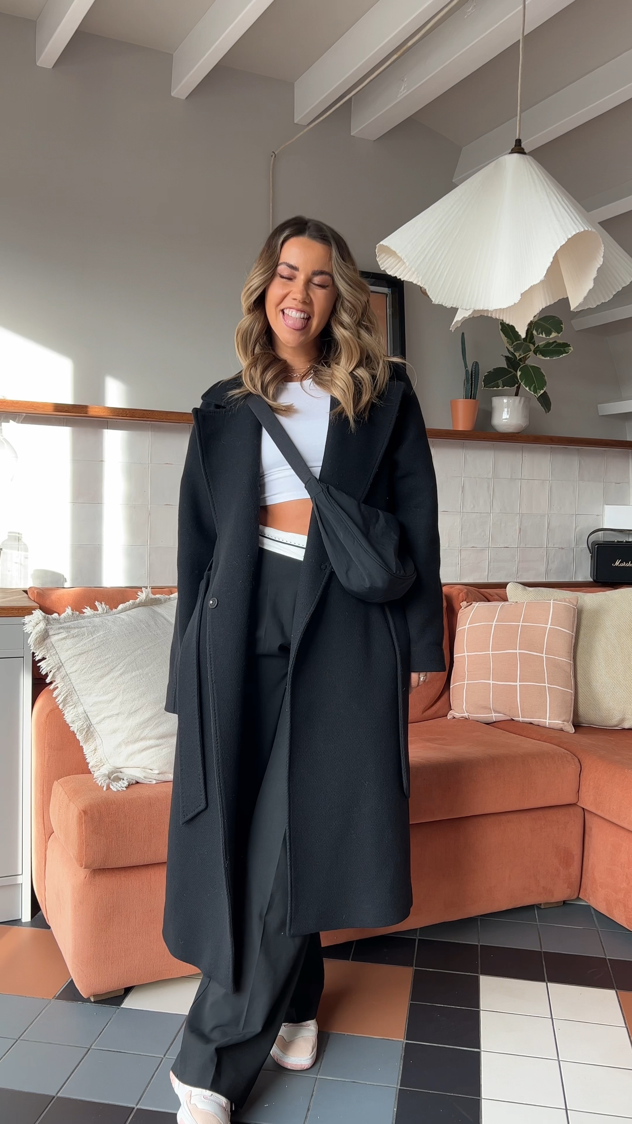 Get dressed with me: everyday casual outfit inspo for those days when you want to be comfy, but look put together. I love these turn-over trousers dressed down with my new balance 550s and a cropped tee. 🖤 
.
< shop this look on my @shop.ltk profile, stories and ‘feb’ highlight > 
.
.
.
Grwm. Get ready with me. Get dressed with me. Turnover trousers. All black outfit. New balance 550s. Styling 550s. Basic outfit. Casual style. Simple fashion. Everyday outfit. Spring transitional inspiration. Pinterest fashion. Pinterest inspired outfit.

#LTKstyletip #LTKeurope #LTKunder50