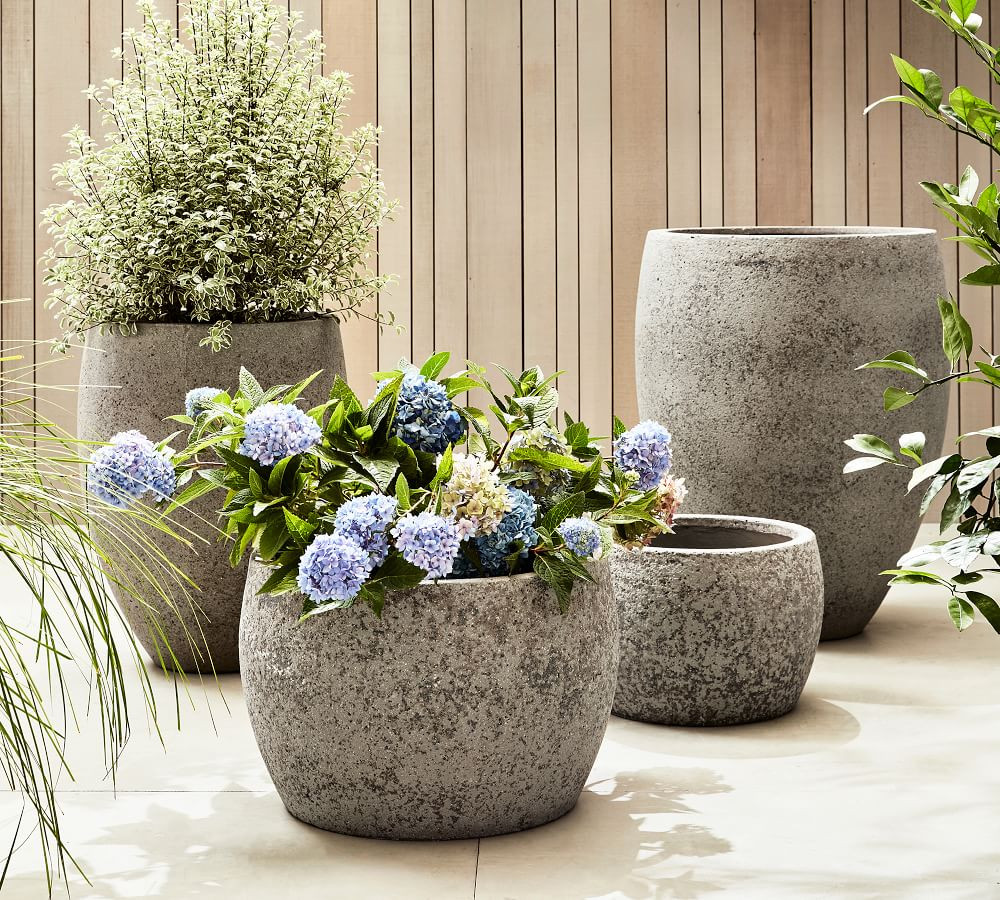 Sedona Stone Planters | Pottery Barn (US)