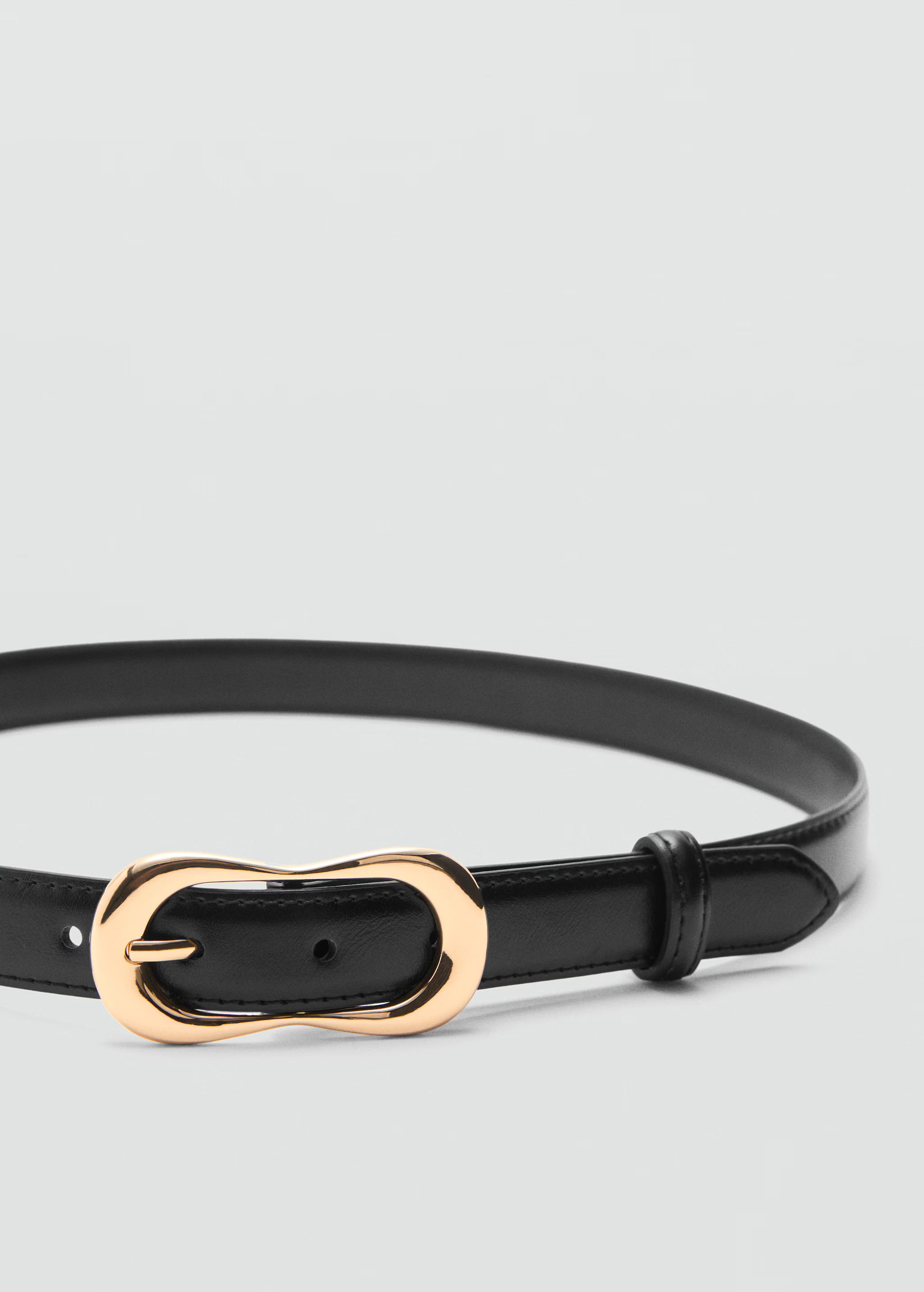 Buckle skinny belt | MANGO (US)