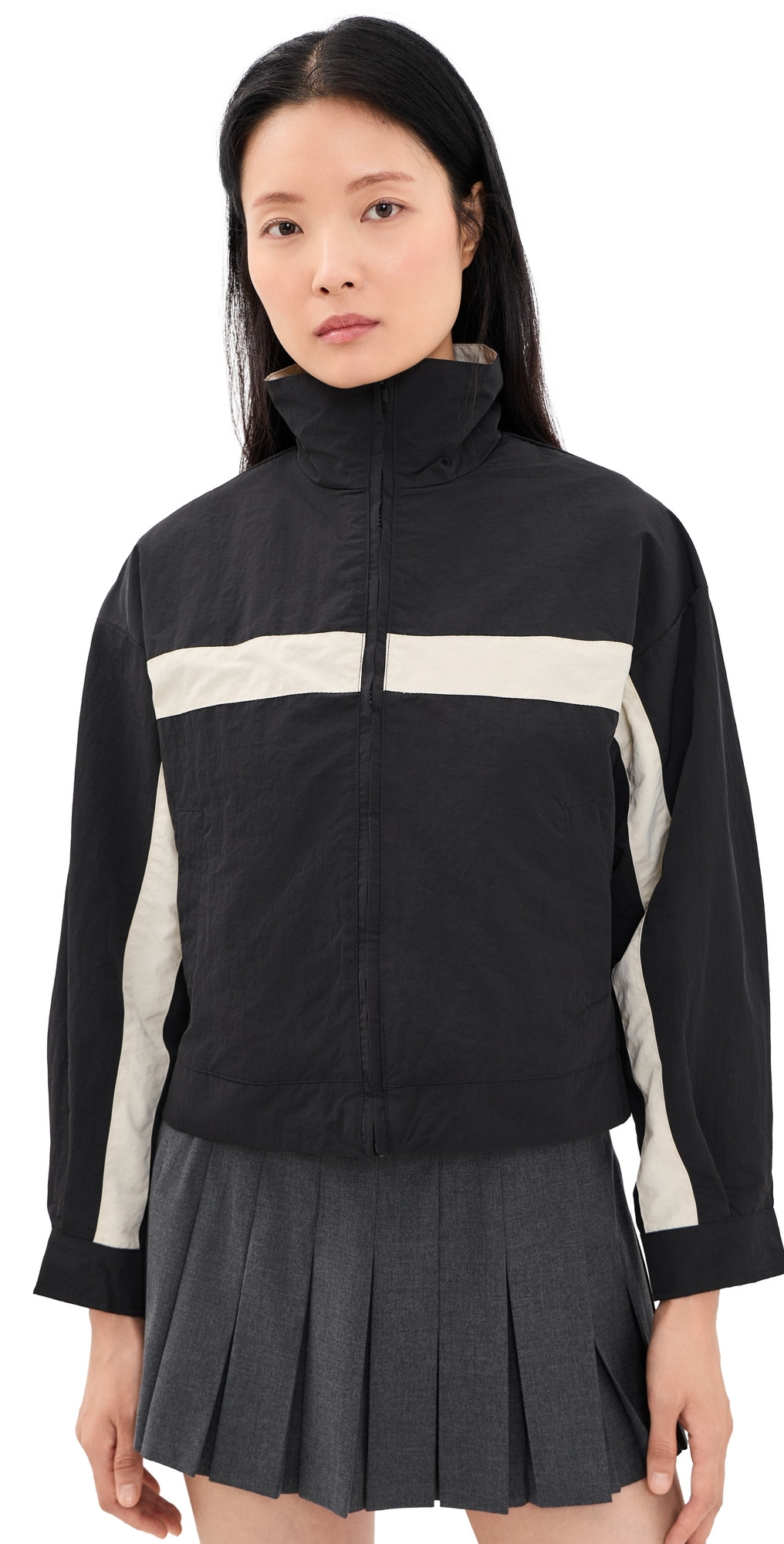 Lioness Essential Windbreaker Noir S — shop this pick from Emily's edit