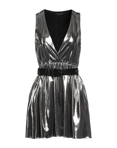 Patrizia Pepe Sera Woman Mini dress Silver Size 2 Polyester, Elastane | YOOX (US)