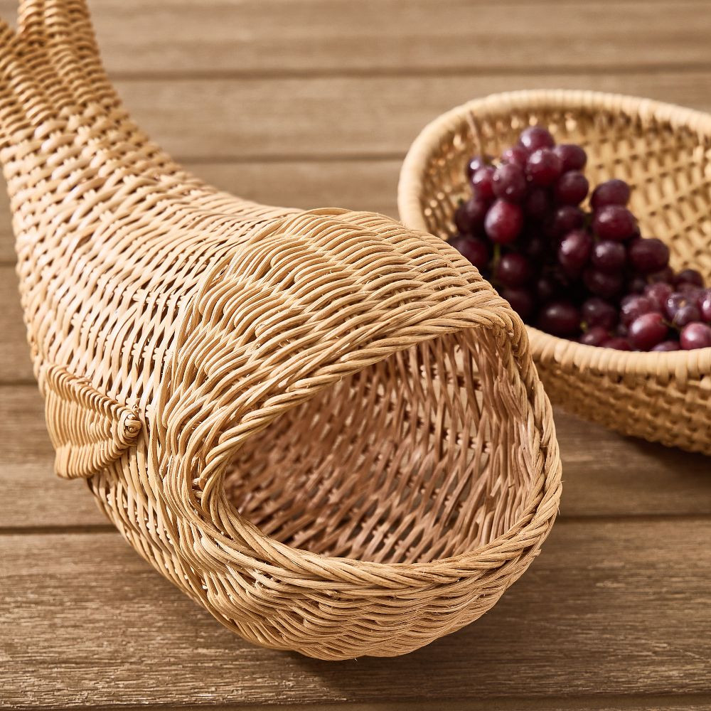 Woven Rattan Sardine Object | West Elm (US)