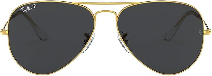 Ray-Ban Rb3025 Classic Polarized Aviator Sunglasses | Amazon (US)