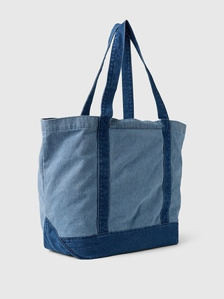 Gap Logo Denim Strap Tote Bag | Gap (US)