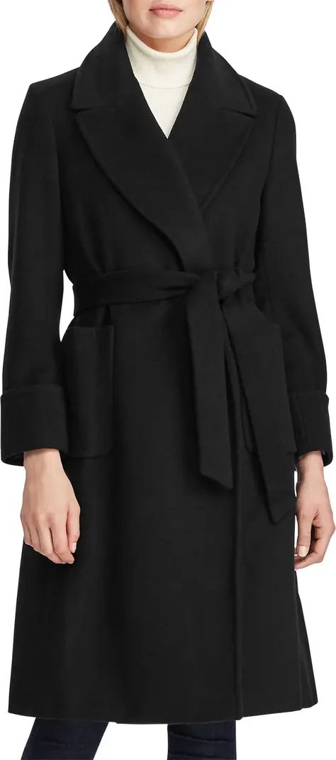 Wool Blend Wrap Coat | Nordstrom