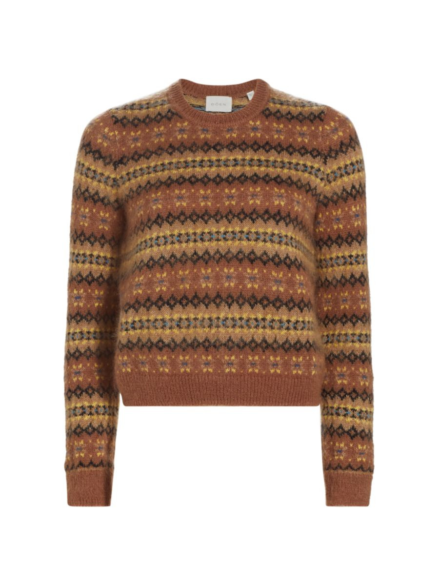 Fran Fair Isle-Inspired Wool-Mohair Sweater | Saks Fifth Avenue