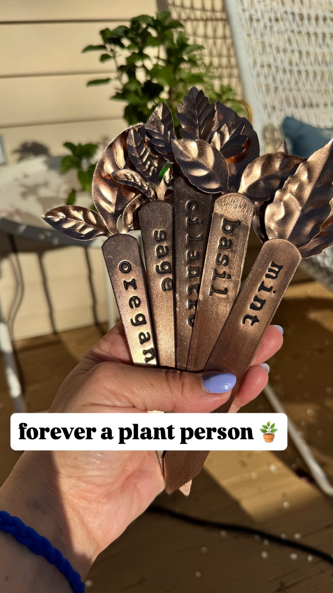 Copper herb garden stakes 🪴

#LTKSeasonal #LTKHome #LTKMothersDay