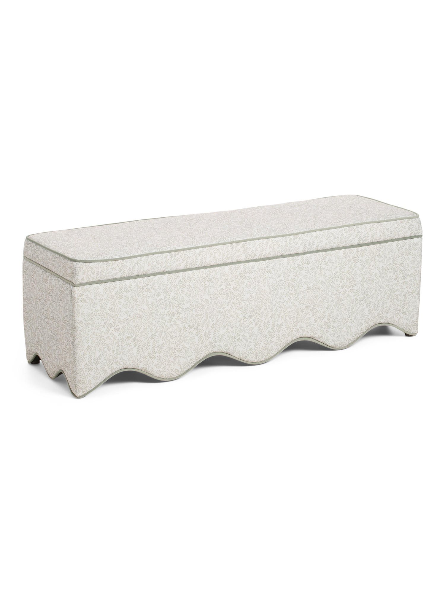 54.5x18 Scalloped Storage Bench | Chairs & Seating | Marshalls | Marshalls