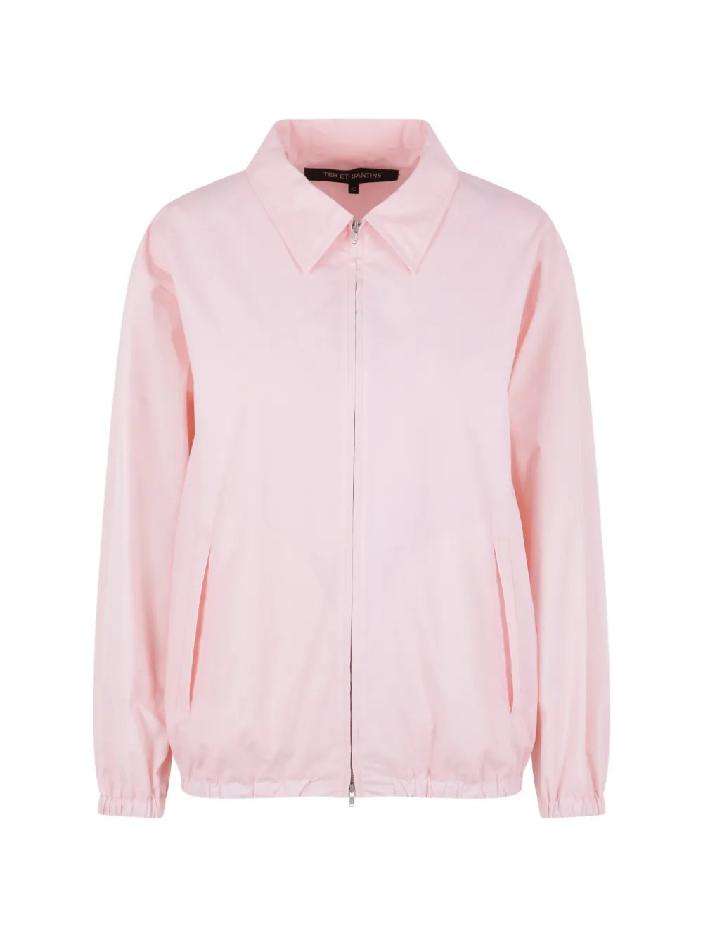 Ter Et Bantine pointed-collar zip jacket - Pink | Farfetch Global