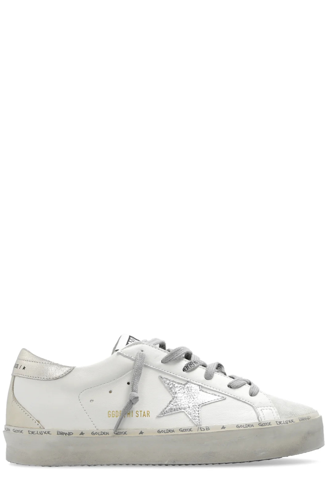 Golden Goose Deluxe Brand Hi Star Lace-Up Sneakers | Cettire Global