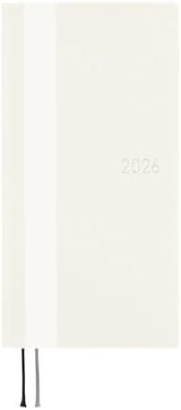 Hobonichi Techo 2026 Weeks – White Line: Ivory (English, Tall & Slim, January Start) | Amazon (US)