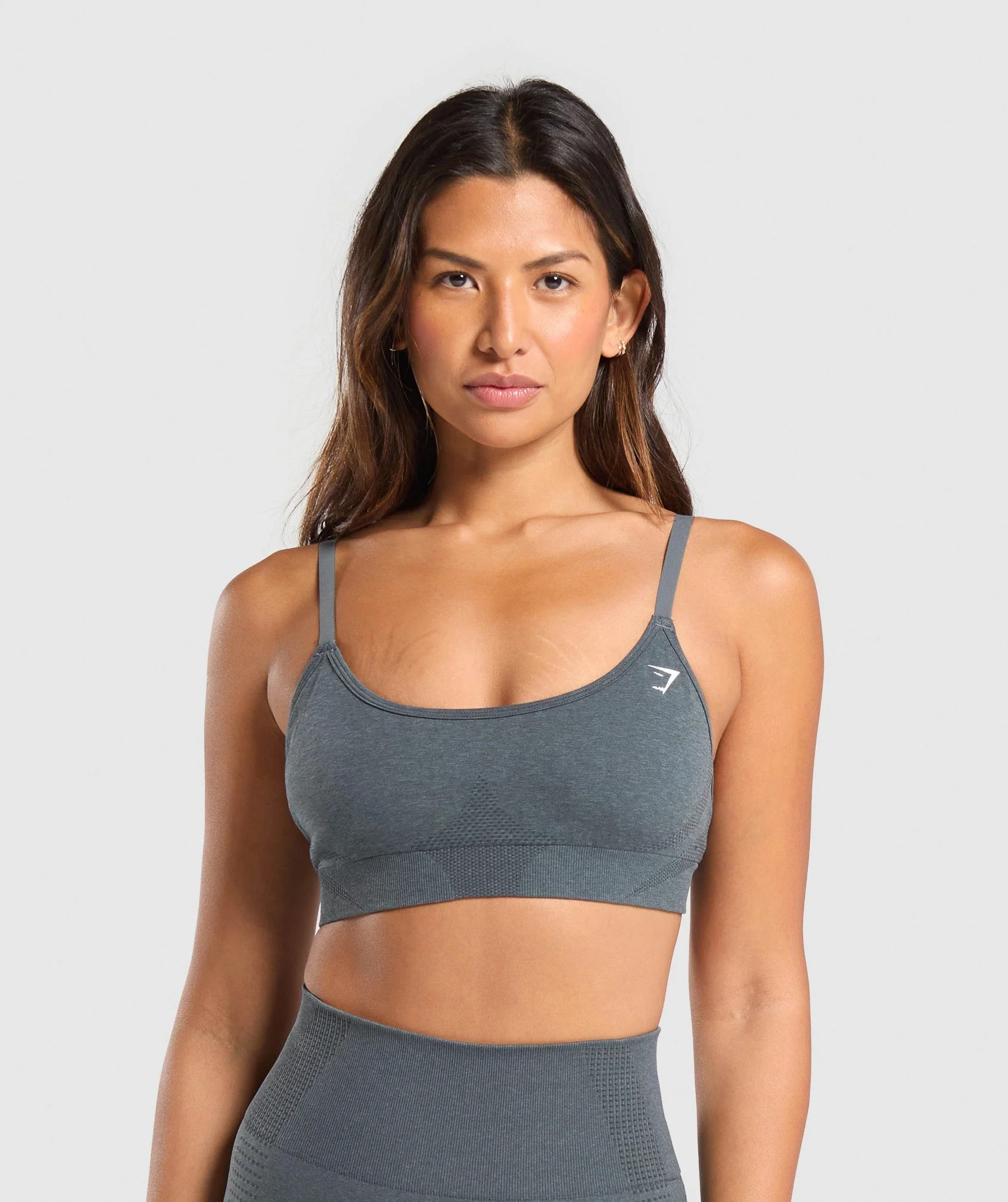 Gymshark Vital Seamless Sports Bra - Strong Grey/ Marl | Gymshark US