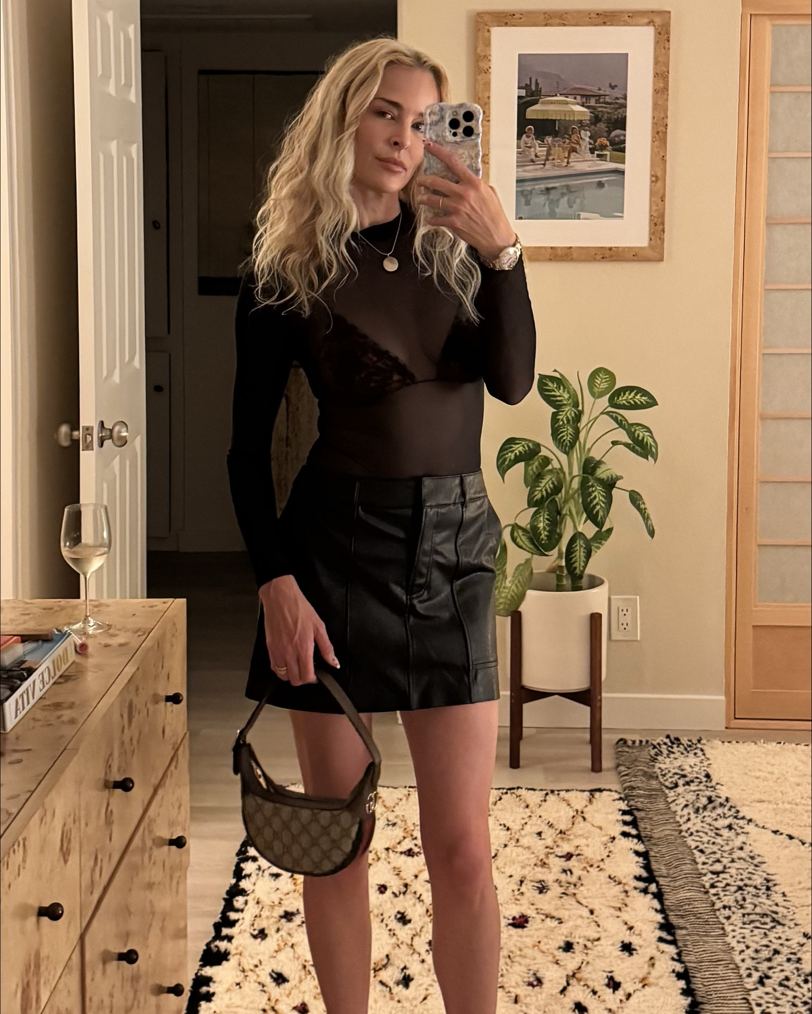 Bodysuit S
Skirt XS
Shoes run big size down

#datenight #blackoutfit  

#LTKItBag #LTKShoeCrush #LTKStyleTip