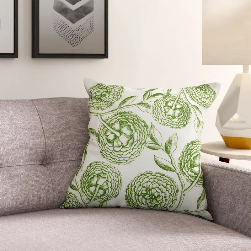 Slezak Floral Down Indoor/Outdoor Reversible Throw Pillow | Wayfair North America