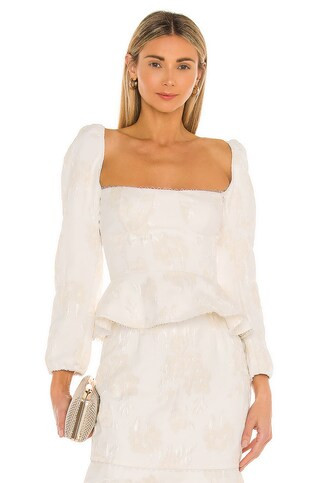 V. Chapman Georgiana Top in Baroque Pearl from Revolve.com | Revolve Clothing (Global)