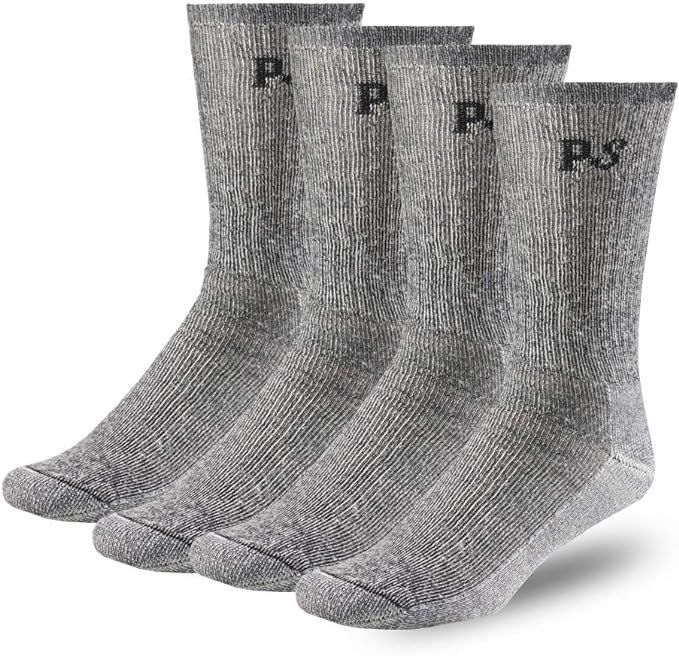 PEOPLE SOCKS Men's Women's Merino wool crew socks 4 pairs 71% premium with Arch support Made in U... | Amazon (US)