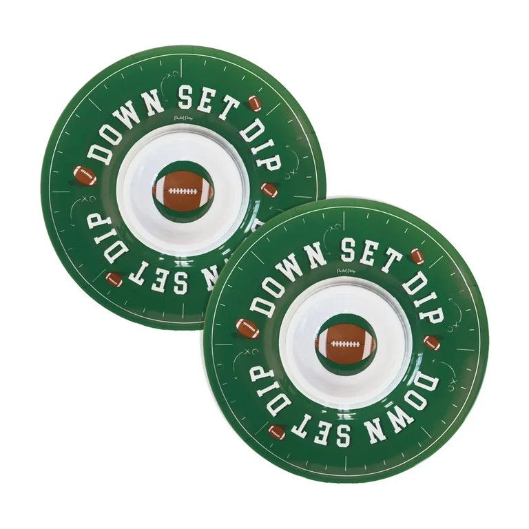 Packed Party "Down Set Dip" 14" Round Chips & Dip Bowl, 2 Ct. | Walmart (US)