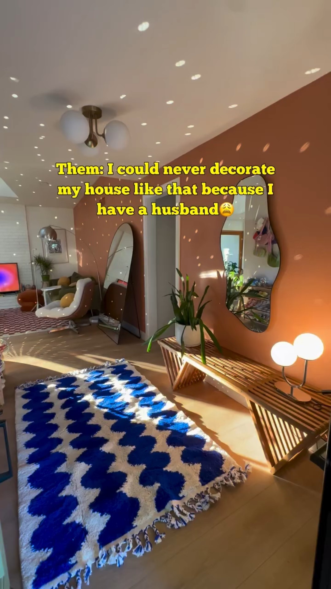 Can’t relate, babe. He’s just a silly goofy guy & yes we both thoroughly enjoyed Heated Rivalry together lol #husband #interiordesign #homedecor #livingroom #kitchen #colorfulhome 

#LTKHome #LTKMens