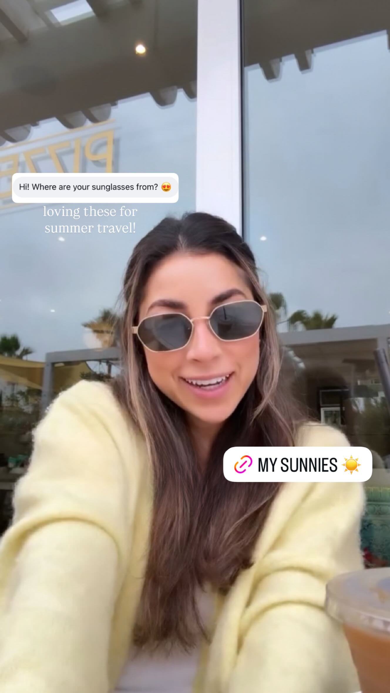My sunglasses! ☀️

#LTKootd #LTKdayinmylife #LTKSeasonal