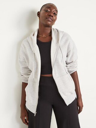 Fleece Full-Zip Hoodie for Women | Old Navy (US)